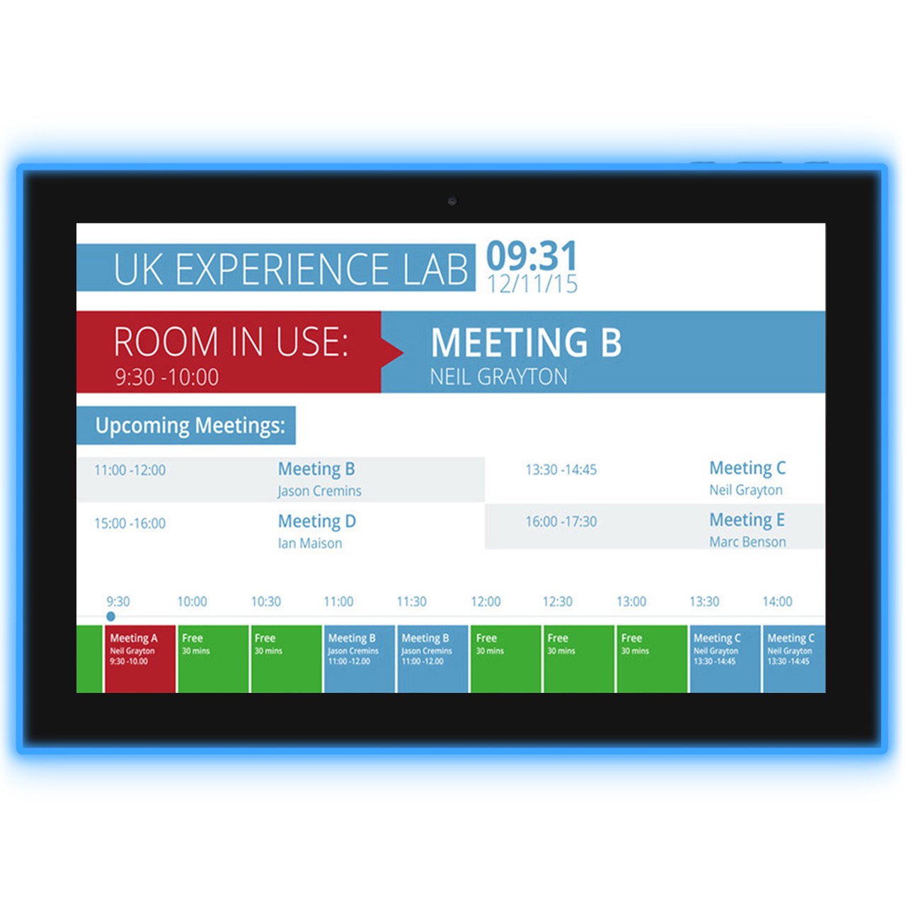 10.1 inch Meeting Room Digital Signage