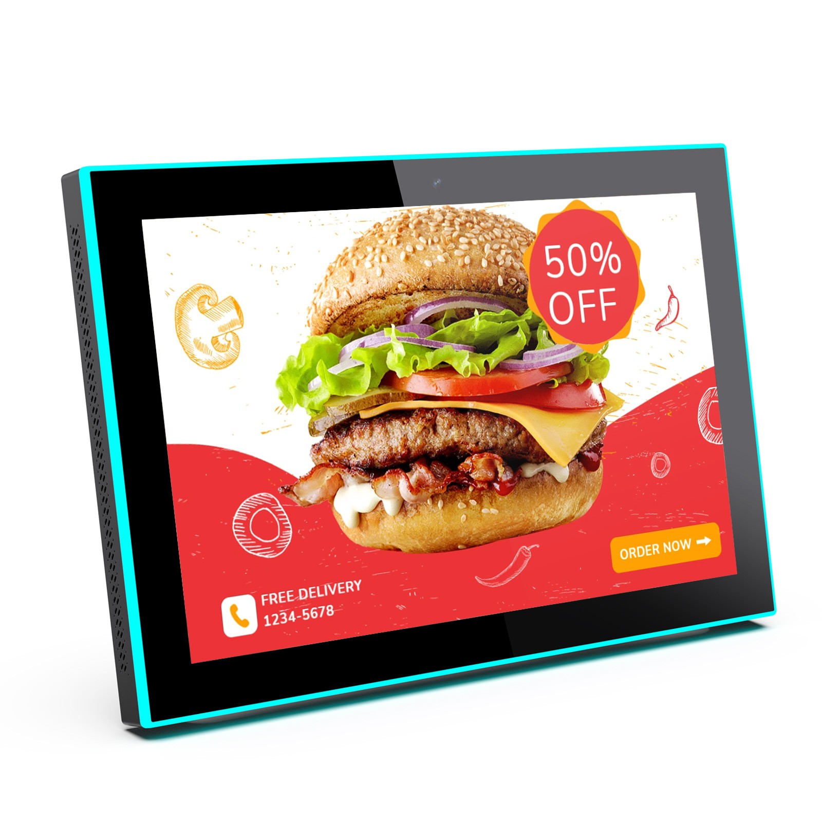 10-1 inch android digital signage ad-player