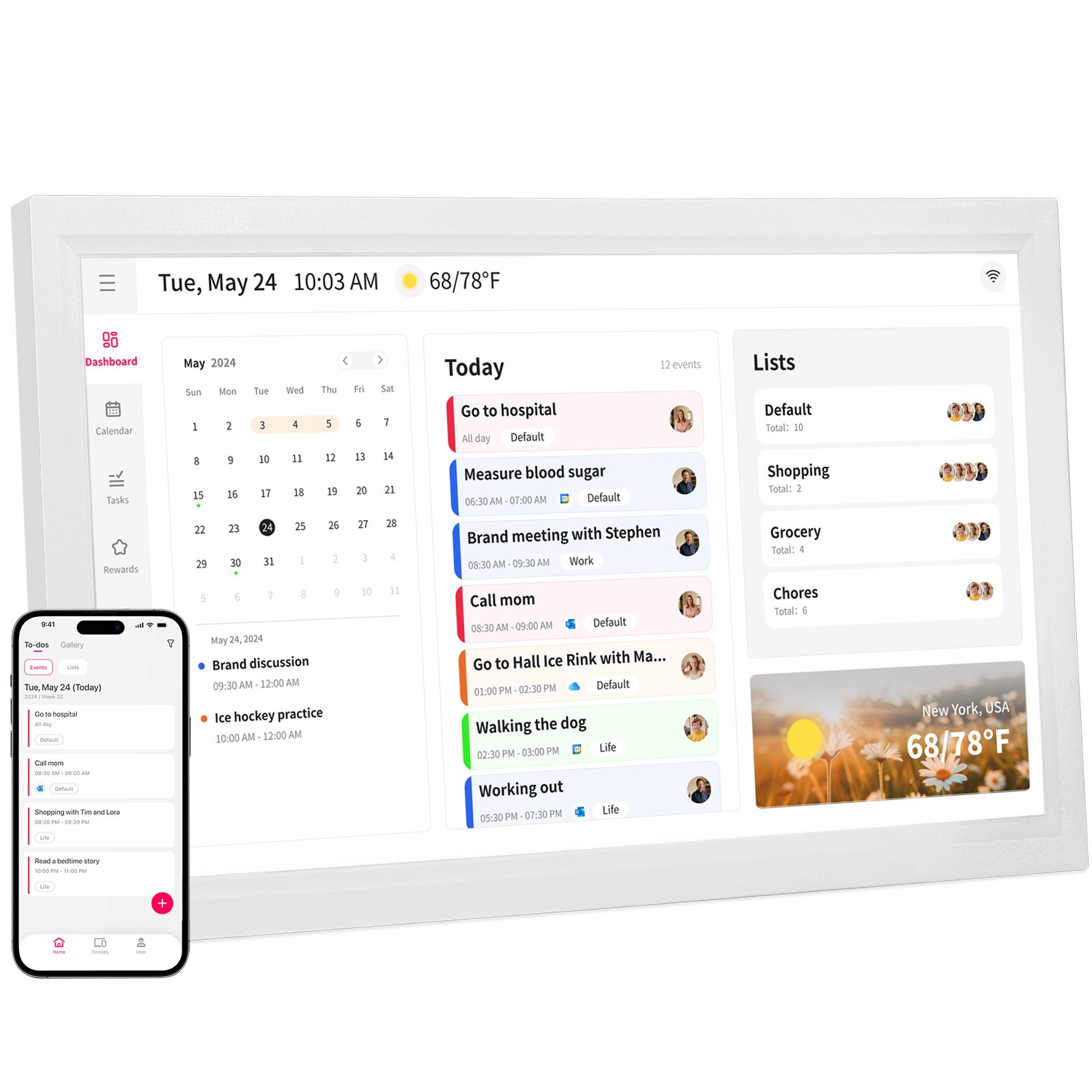 21.5 inch Digital e-Calendar