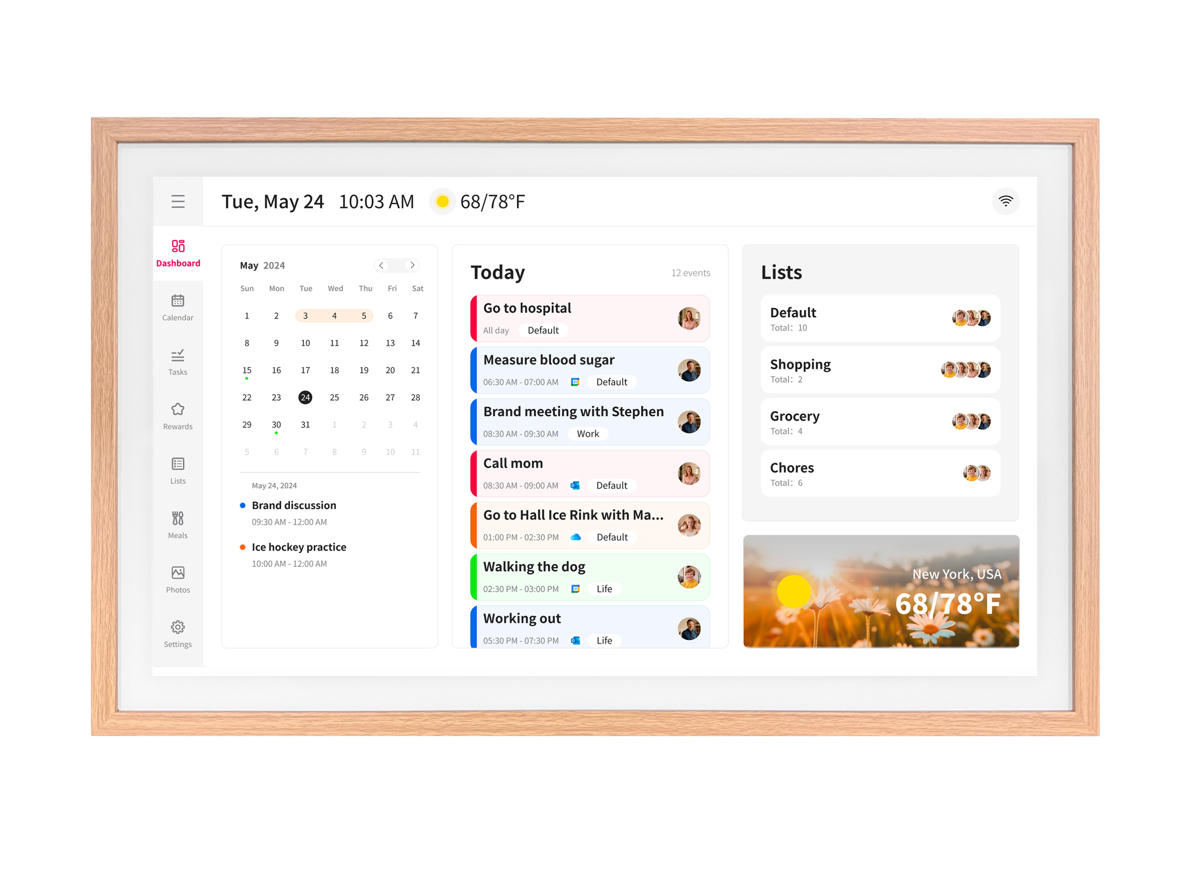 32 inch Smart Digital Calendar